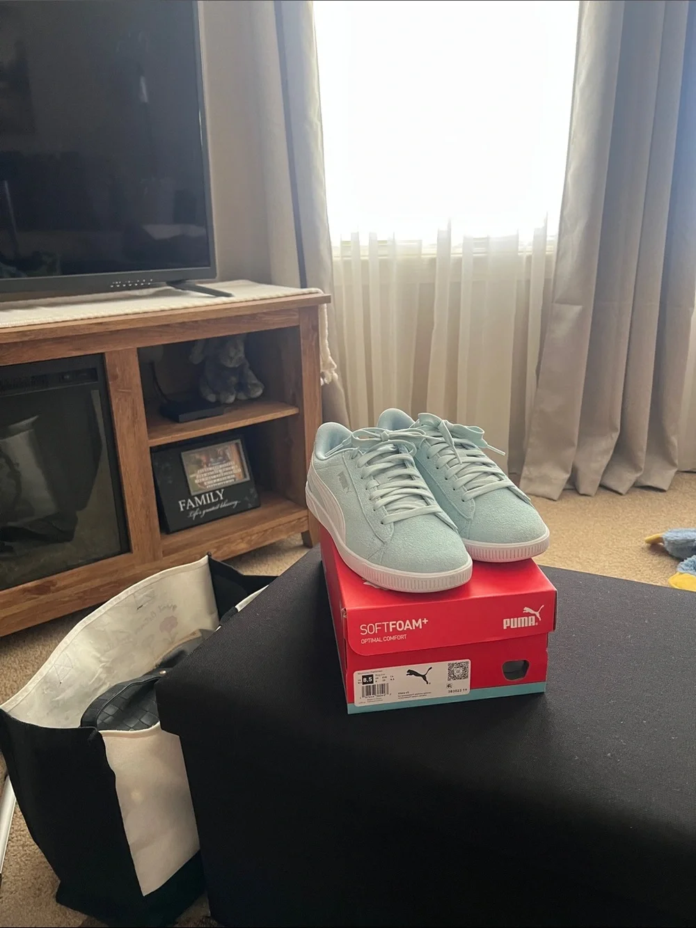 Puma Women's Light Blue Sneakers